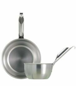 Lindén Schep inox met platte bodem 2L 