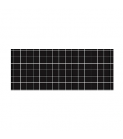 BRC Lijmplaat zwart 245x426mm | 6 stuks