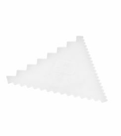 Matfer Decoreerplaat 3 zijden 93x93mm