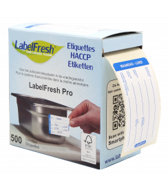 Labelfresh PRO 500 etiketten (maandag - lundi) 