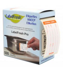 Labelfresh 500 etiketten (zaterdag-samedi) 