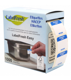 Labelfresh Easy 1000 etiketten (maandag-lundi) 