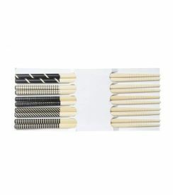 C&T Chopsticks zwart 22,5cm | 5 stuks