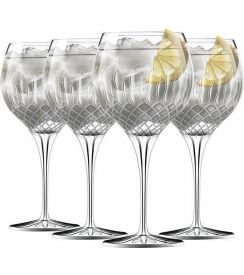 Luigi Bormioli Diamante Gin&Tonic Glazen 650ml | 4 stuks