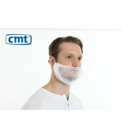 CMT Baardmasker non woven PP wit | 100 stuks