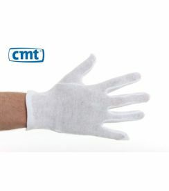 CMT Handschoenen katoen zwaar wit maat 12/M | 12 stuks