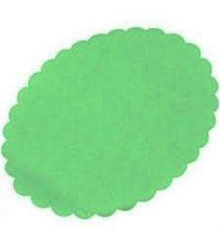 Meatsaver papier deluxe groen ovaal 14,5x11cm | 1000 stuks