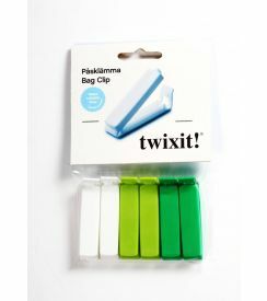 Twixit Clips small limoen-groen-wit 6cm | 6 stuks