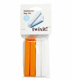 Twixit Clips Large oranje-wit 11cm | 4 stuks