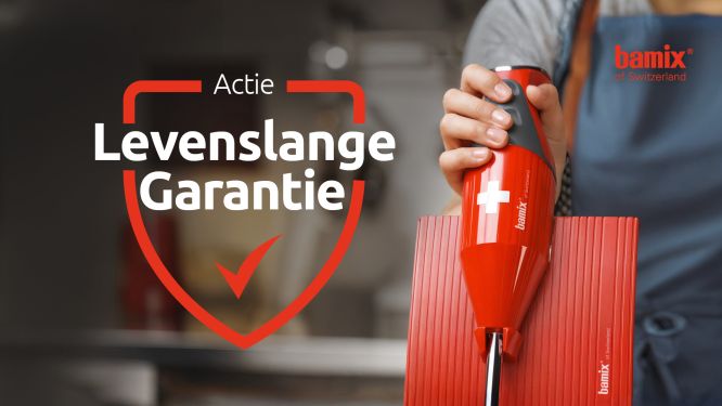 Levenslange garantie op jouw bamix®